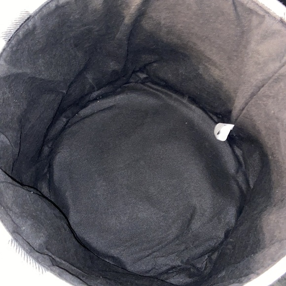 SET/3 Black & White Buffalo Check Soft Sided Nesting Baskets Storage w/ Handles - Picture 12 of 15